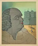 Marquis de Sade by Man Ray, Lithographie, sold Oct 2019