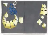 Sans titre, dessin Tiré du Carnet Grec by Stephen Schofield, Gouache et encre sur papier, sold Sep 2019