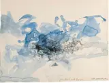 Composition by Zao Wou-ki, 1972, Aquarelle sur papier d'Arches, sold Jun 2016