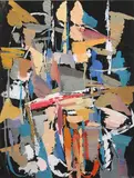 Composition by André Lanskoy, Gouache sur papier, sold Jun 2016