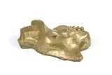 Sans titre by Jean Messagier, Bronze doré signé à la base, sold Jun 2016