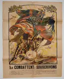 Ils combattent : souscrivons, cinq minutes de causerie sur l'Emprunt by Guerre 14-18 Victor Prouvé, Affiche pour les emprunts nationaux, sold Jul 2024