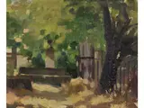 Park in Versailles by Karpo Tchirakhoff, oil on canvas, offered Mar 2026