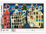 Mit der Liebe Warten tut Weh, Wenn die Liebe Woanders ist by Friedensreich Hundertwasser, screenprint, offered Dec 2023