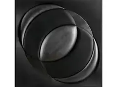 Introiezione Nera Circle by Samuele Ventanni, acrylic, offered Dec 2020