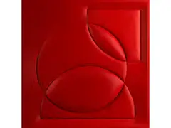Introiezione Rossa Circle by Samuele Ventanni, acrylic, offered Dec 2020