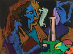 Untitled by Rudolf Bredow, oil, sold Sep 2022
