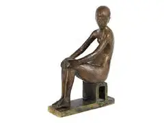 Träumende by Gerhard Marcks, bronze, sold Dec 2016