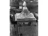 Wrapped Monument to Vittorio Emmanuele by eigentlich Christo Javacheff Christo, photograph, sold Jul 2018
