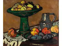 Untitled by Antoine Villard, oil on canvas, sold Mar 2026