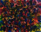Sans titre by Jean Paul Riopelle, 1952, ink and watercolour on paper, sold Jun 2021
