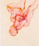 Study for Two Figures #2 by Graham Coughtry, 1968, colour ink on paper, sold Nov 2021