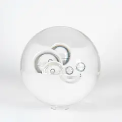 Sphère by Márta Pán, plexiglass sculpture, sold Oct 2021