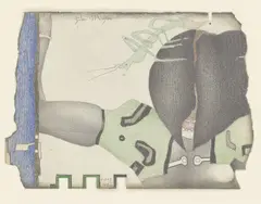 Guten Morgen by Horst Janssen, 1969, Farbstift und Bleistift auf Bütten, sold May 2026