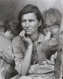 Migrant Mother, Nipomo, California, March by Dorothea Lange, 1936, Silbergelatineabzug, um 1980, sold Dec 2024