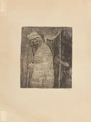 Saul und David by Emil Nolde, 1911, Aquatintaradierung auf Van Gelder Zonen-Bütten, sold Mar 2026