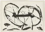 6/1993 by Emil Schumacher, 1993, Aquatinta und Kaltnadel auf festem Bütten, sold Jan 2025