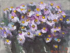 Astern by Klaus Fußmann, 1994, Gouache und Deckweiß auf Papier, sold Sep 2024