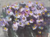 Astern by Klaus Fußmann, 1994, Gouache und Deckweiß auf Papier, sold Sep 2024