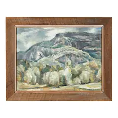Whiteside Mountain, Brevard, North Carolina by Horace Day, Oil on canvas, sold Sep 2024