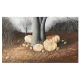 Pumpkins & Pears by Bob Timberlake, Watercolor, sold Sep 2024