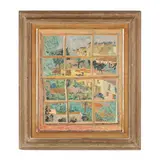 Street View Through a Window by Lilian MacKendrick, Oil on canvas, sold Sep 2024
