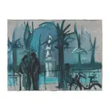 Luxembourg by Jean Hélion, Oil on canvas, sold Sep 2024