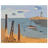 On the Cape by Herman Maril, Oil on canvas, sold Sep 2024