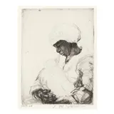 Dah by Elizabeth O'Neill Verner, Etching on wove paper, sold Sep 2024