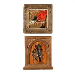 Hunting Kit Study and Spurs Hanging (two works) by Henry Koehler, The first an oil on paper on panel, sold Aug 2024