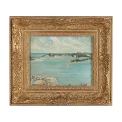 Bermuda by Tucker Tonn, Oil on "Rathbone" canvas board, sold Aug 2024