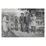 The Old Veterans by Victor C. Anderson, Oil on illustration board, sold Aug 2024
