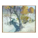 Cobble Valley Snow by David Williams, Oil on canvas, sold Aug 2024