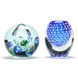 Two Sculptural Art Glass Objects by Jaroslav Svoboda, Contemporary, sold Aug 2024