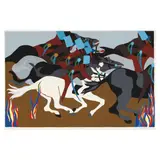 Toussaint at Ennery by Jacob Lawrence, Screenprint in colors on Bainbridge Two Ply Rag paper, sold Jul 2024