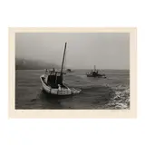 Lobster Boats Off Monhegan Island, Maine by George Tice, 1970, Gelatin silver print, sold Jul 2024