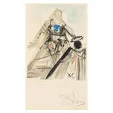 On Voit Cette Reine (We See This Queen) by Salvador Dalí, Wood engraving in colors, sold Jul 2024