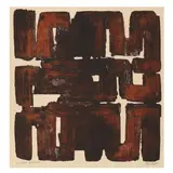 Eau-Forte No. 11 (R. XI) by Pierre Soulages, Etching and aquatint in colors, sold Jul 2024