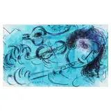 Le Joueur de Flûte (The Flute Player) by Marc Chagall, Lithograph in colors, sold Jul 2024