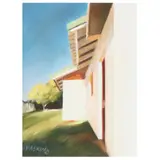 Sunset Shadows by Elizabeth Haskin, Pastel on paper, sold Jul 2024