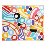 Large Colorful Abstract Painting by Sam Ezell, Oil on canvas, sold Jul 2024