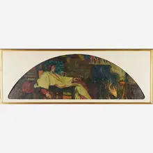 Large Painting by Pre-Raphaelite, sold Jan 2017