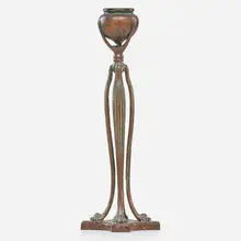 Candlestick by Tiffany Studios, sold Jan 2017
