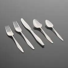 Diamond flatware by Gio Ponti, 1958, sterling silver, stainless steel, sold Oct 2022