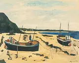 Marie Base Bretagne", 1974 by Georges Borgeaud, oil on canvas, offered Jun 2019
