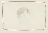 Lächelndes Portrait by Cuno Amiet, pencil, offered Jun 2019