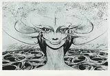 Playmate by H. R. Giger, 1966, screenprint, sold Jun 2019
