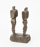 Zwei stehende Figuren by Ivo Soldini, bronze, offered Jun 2019