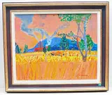 Die rote Fabrik by Max Franz Brütschlin, oil on canvas, offered Jun 2019