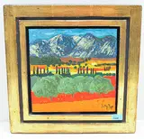 Sommerliche Landschaft by Kathy Thys, oil on canvas, sold Jun 2019